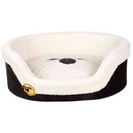 Cama Shaun, La Oveja Shaun, 100 × 75 cm, Crema-Negro