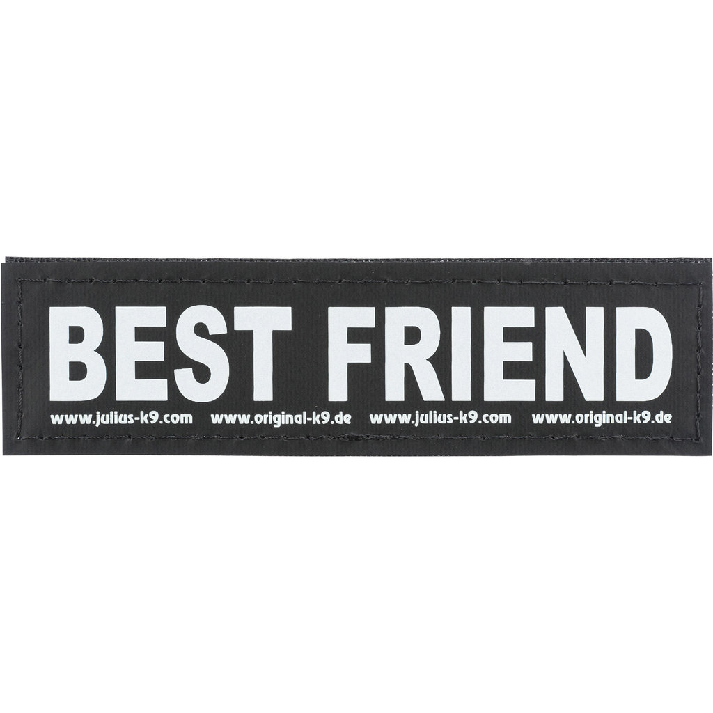 2 Julius-K9® attachable labels, S, BEST FRIEND