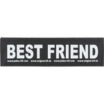 2 Julius-K9® attachable labels, S, BEST FRIEND