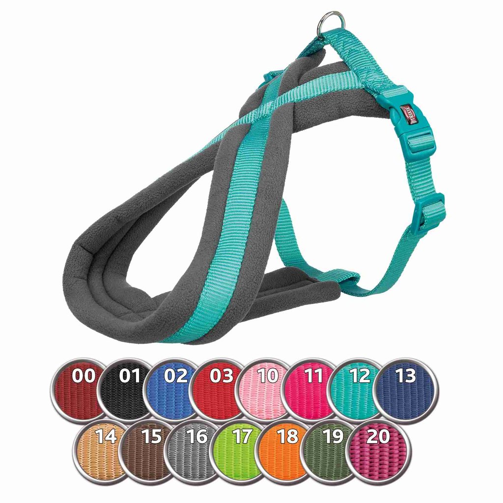 Premium touring harness, L: 60–100 cm/25 mm, light lilac