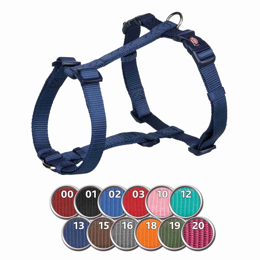 Premium H-harness, L: 60–87 cm/25 mm, mint