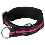 Collar Educación Fusion, L, 45–53 cm/30 mm, Negro-Rosa