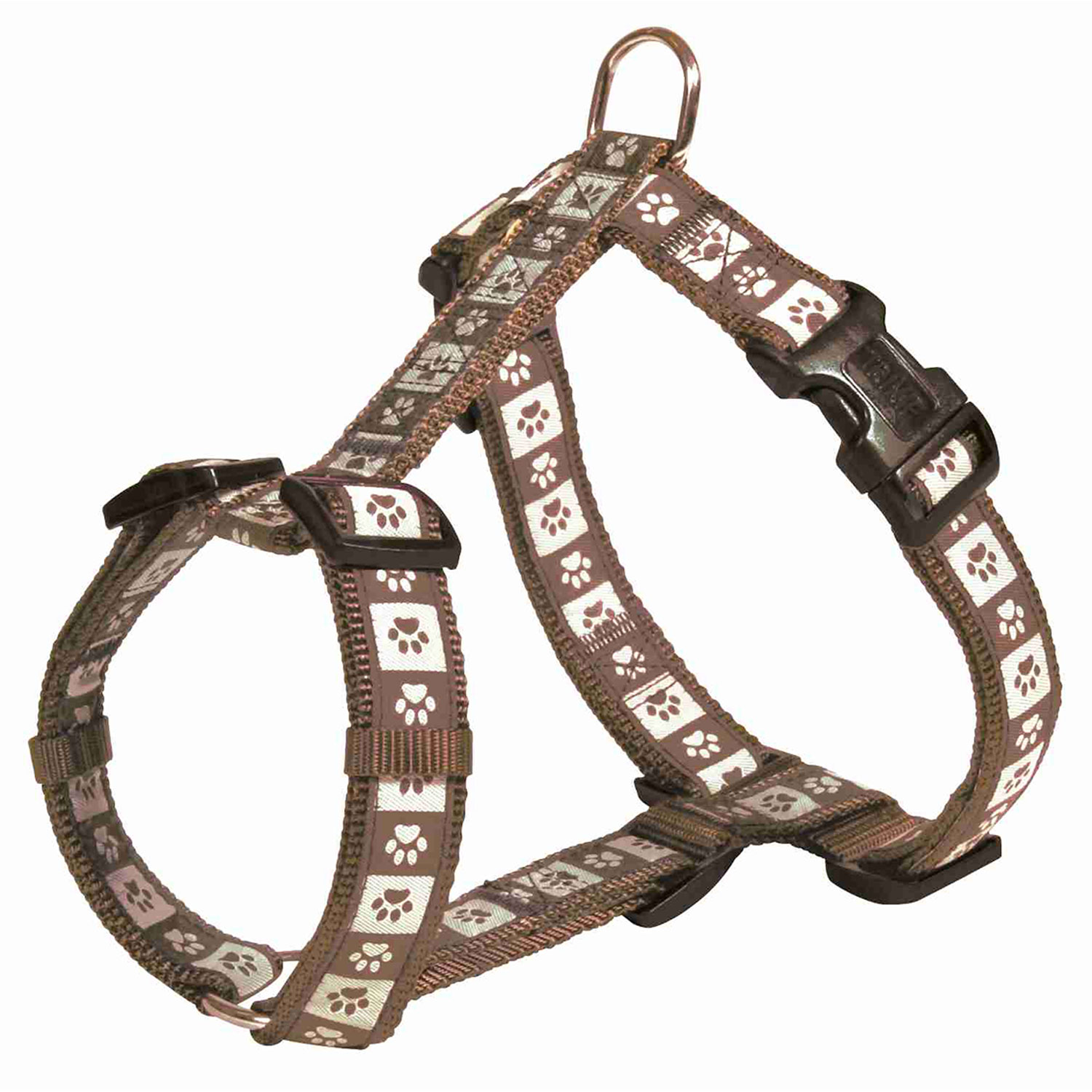 Modern Art H harness Coffee XXS XS 25 35 cm 10 mm mocca brown
