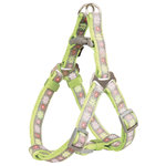 Modern Art One Touch harness Blooms, XXS–XS: 25–35 cm/10 mm, green