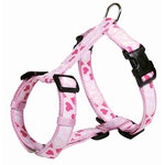 Arnés Modern Art Rose Heart, M-L, 50-75 cm/25 mm, Rosa