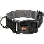 Collar Softline Elegance, extra ancho, L–XL: 55–70 cm/38 mm, Negro/Grafito