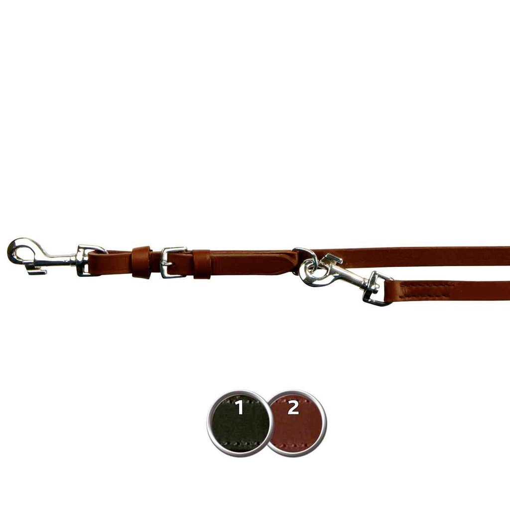 Active adjustable leash, S–M: 2.00 m/13 mm, black