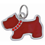 Placa Identificativa Forma Perro, 35 x 25 mm, Color Surtido