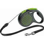 flexi DESIGN, Cuerda enrollable, M, 5 m, Verde