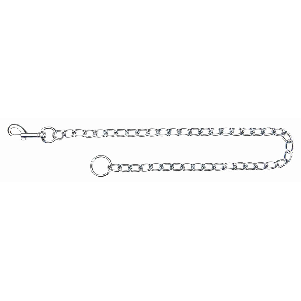 Chain leash, chrome, 90 cm/2.0 mm