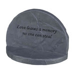 Piedra Conmemorativa Love, 16 × 12 × 7 cm, Gris
