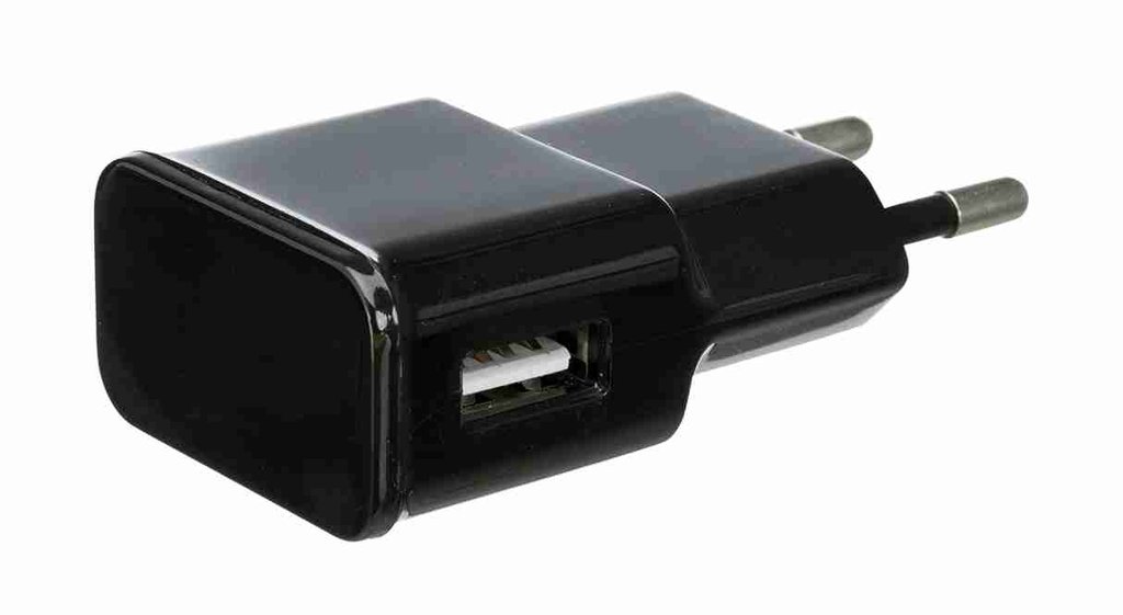 USB adapter, 3.7 × 7 cm, black