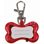 Flasher for dogs, 4.5 × 3 cm, red
