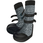 Calcetines Perro Walker, L-XL, 2 uds, Negro/Gris