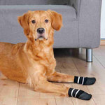 2 Calcetines Perro, Antideslizantes, XL, Negro