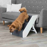 Pet Stairs, height-adjustable, 40 × 67 cm, white