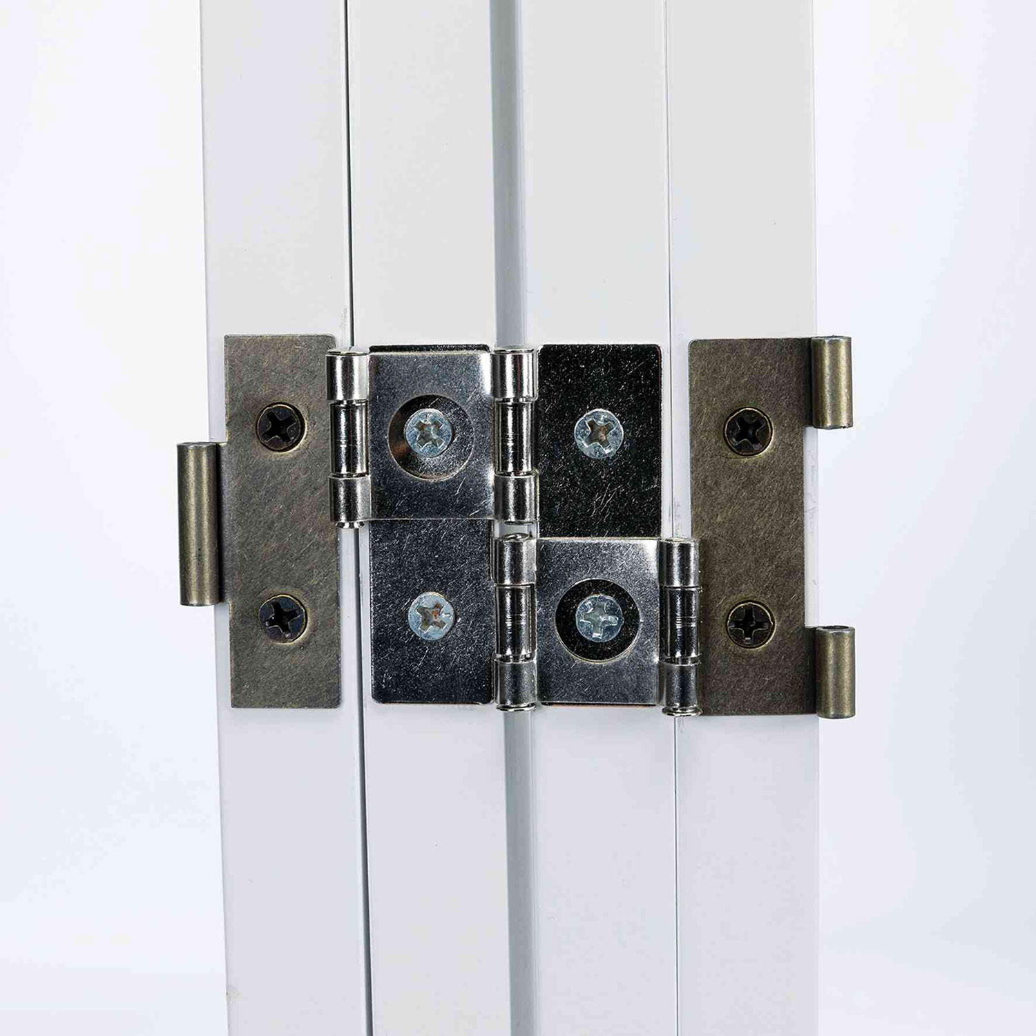 Puerta Perros, 3-partes, 82–124 × 61 cm, Blanco - B2B - Grupo Trixder