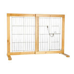 Barrera extensible perros, 61-103 × 75 × 40 cm, Haya