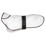 Impermeable Tarbes, PVC, M, 50 cm, Transparente-borde Negro
