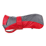 Abrigo Impermeable Lorient, XL, 70 cm, Rojo-Gris