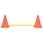 Set 3 Obstáculos, ø23 × 30 cm &78 cm, Naranja-Amarillo