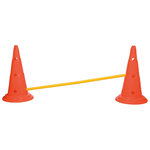 Dog Activity Obstacles, set 3 pcs., ø 23 × 30 cm, 78 cm, orange/yellow