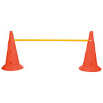 Set 3 Obstáculos, ø 30 × 50 cm, 100 cm, Naranja-Amarillo
