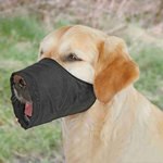 Bozal para perros, Nylon, XS, Negro