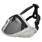 Bozal para Hocico Corto, Poliéster, M, 24 cm, Gris