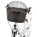 Cesta Bicicletas con Enrejado, 44x34x41 cm, Antracita