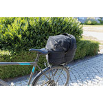 Cesta Bicicletas, Portaequipajes Pequeño 29x42x48 cm, Negro