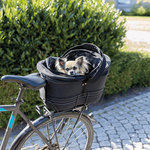 Cesta Bicicletas, Portaequipajes Pequeño 29x42x48 cm, Negro