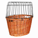 Front Bicycle Basket, 44 × 48 × 33 cm, nature