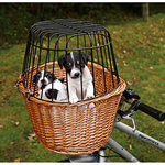 Front Bicycle Basket, 44 × 48 × 33 cm, nature