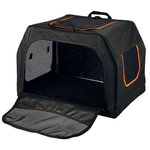 Caja Transporte, Expandible, M, 84 × 54 × 55 cm, Negro-Naranja