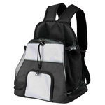 Mochila Frontal Tamino, 32 × 37 × 24 cm, Negro-Gris