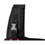 Sling Front Bag, 50 × 25 × 18 cm, pink/black