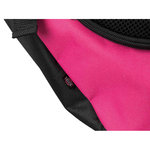 Sling Front Bag, 50 × 25 × 18 cm, pink/black