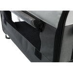 Caseta Desmontable 2, 40 x 40 x 55 cm, Gris oscuro/ Gris claro