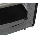 Caseta Desmontable 2, 40 x 40 x 55 cm, Gris oscuro/ Gris claro