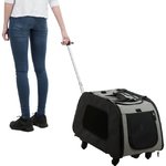 Trolley, Nylon, 34 x 43 x 67 cm, Negro-Gris