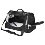 Bolsa Holly, Con cama Nylon, 50 × 30 × 30 cm, Negro-Gris