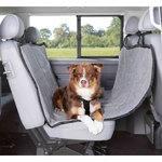 Car seat cover, 1.45 × 1.60 m, light grey/black