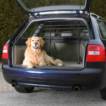 Car dog grid, width: 85–140 cm height: 75–110 cm, black