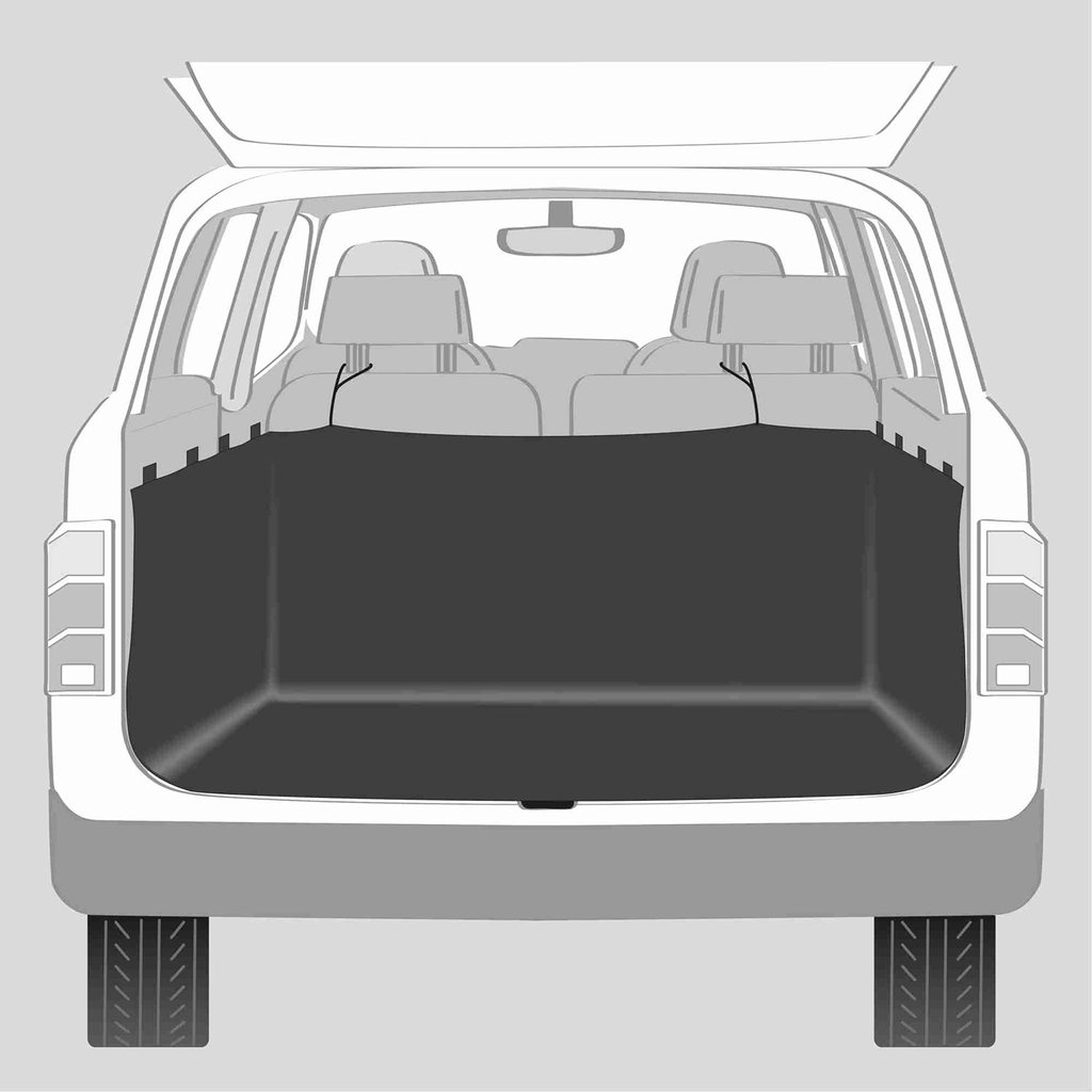 Car boot cover, 2.30 × 1.70 m, black
