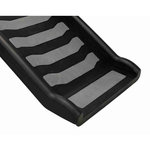 Pet ramp, plastic, 39 × 160 cm, black/grey