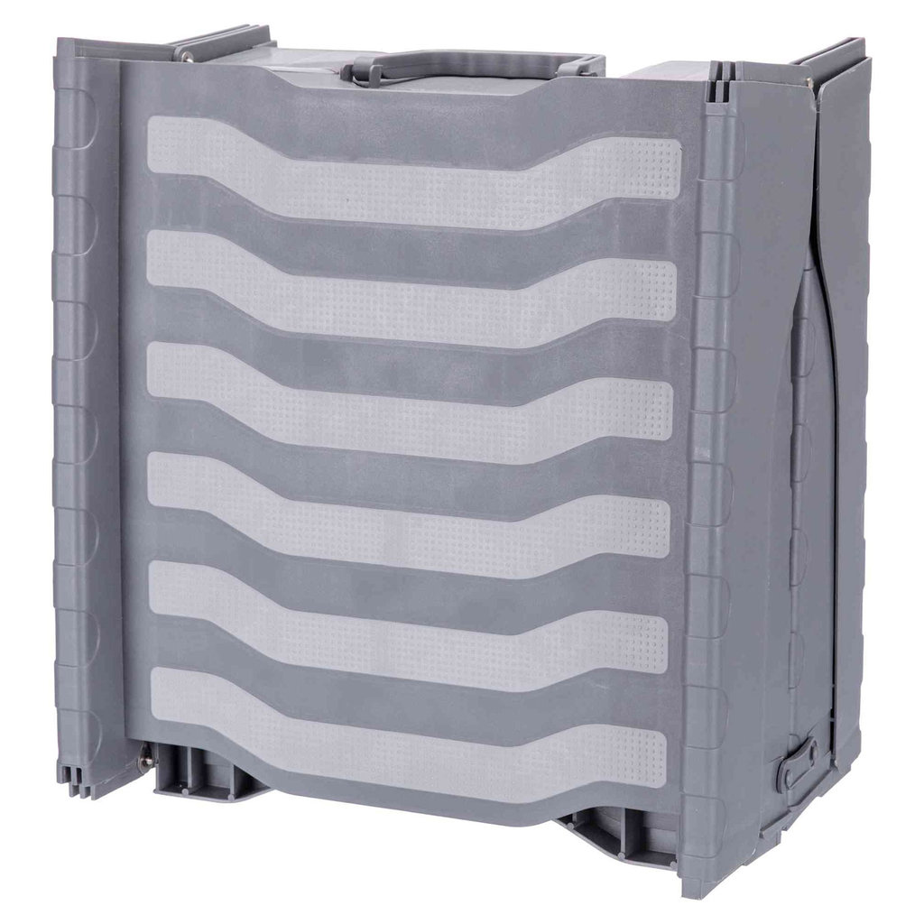 Ramp, 3-way foldable, plastic, 39 × 150 cm, grey