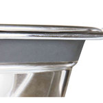 Comedero Doble, Acero Inoxidable, Antivibración, 0.25 l, ø11 cm