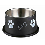 Long-ear bowl, stainless steel, plastic coated, 0.9 l/ø 19 cm