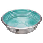 Comedero Acero Inox. Acristalado, 0.2l/ø12 cm